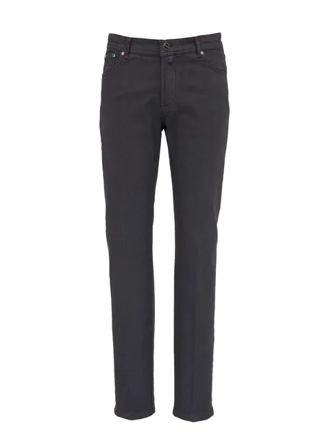 logo-patch jeans