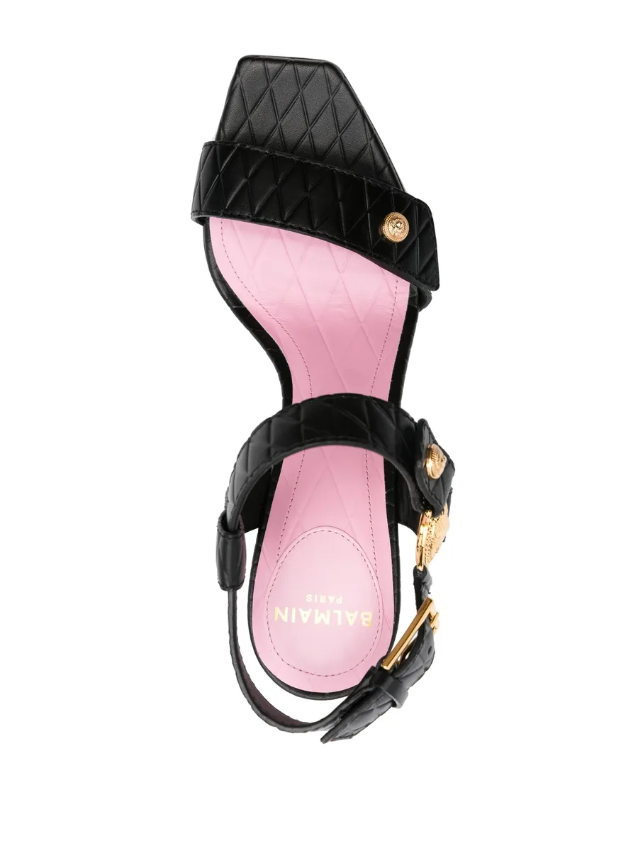 100mm leather sandals 8