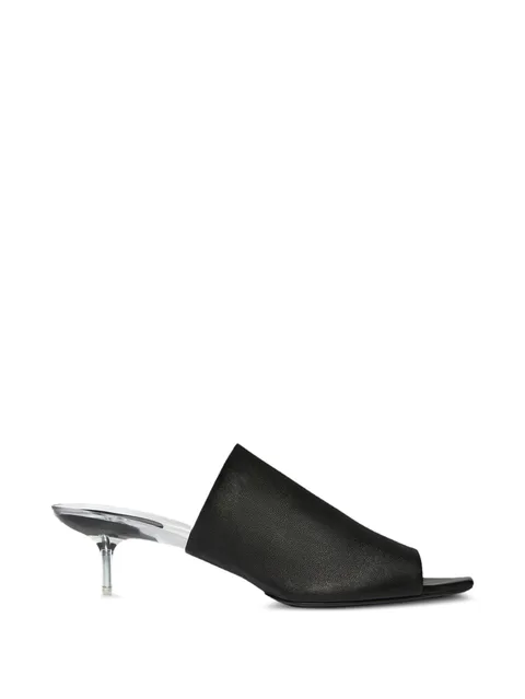square-toe sandals