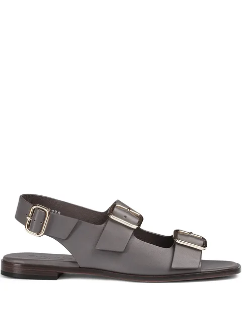 buckled sandals
