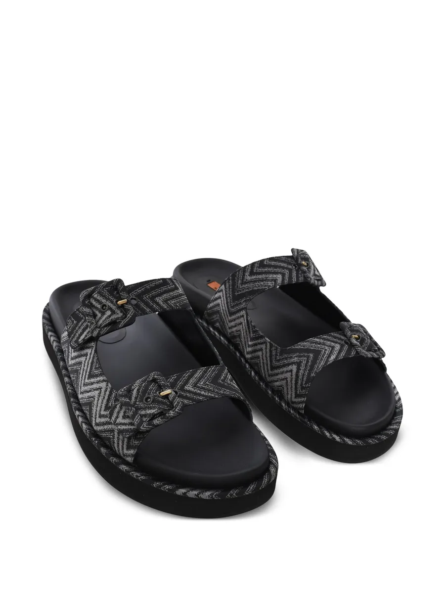 сандалии Clea с узором зигзаг 4