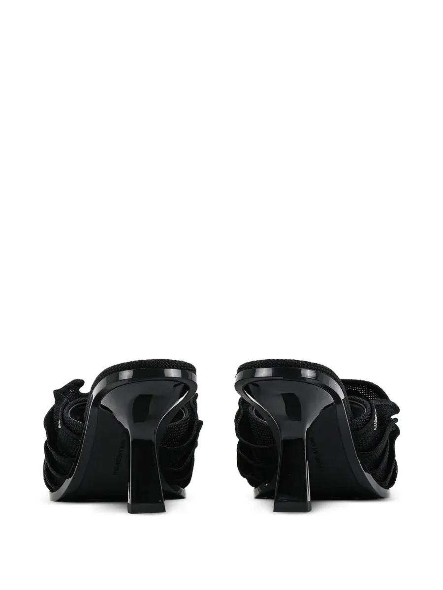 60mm Karmel ruched heeled sandals 5