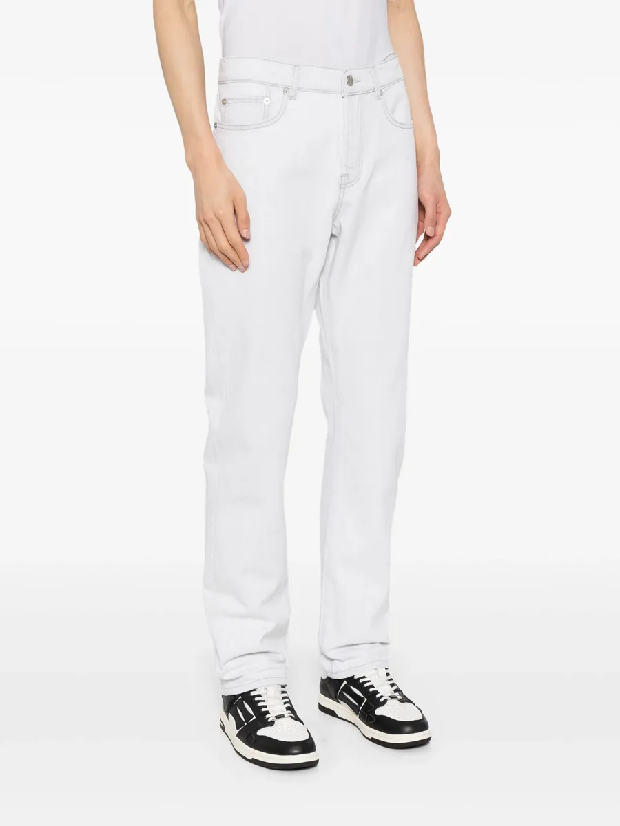 light-wash straight-leg jeans 6