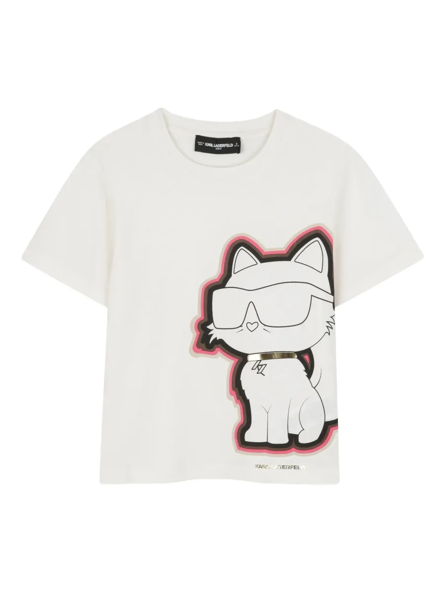футболка с принтом Choupette 2