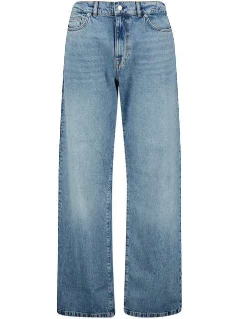straight-leg jeans