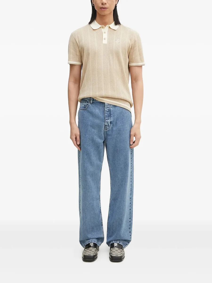 logo-patch jeans 4
