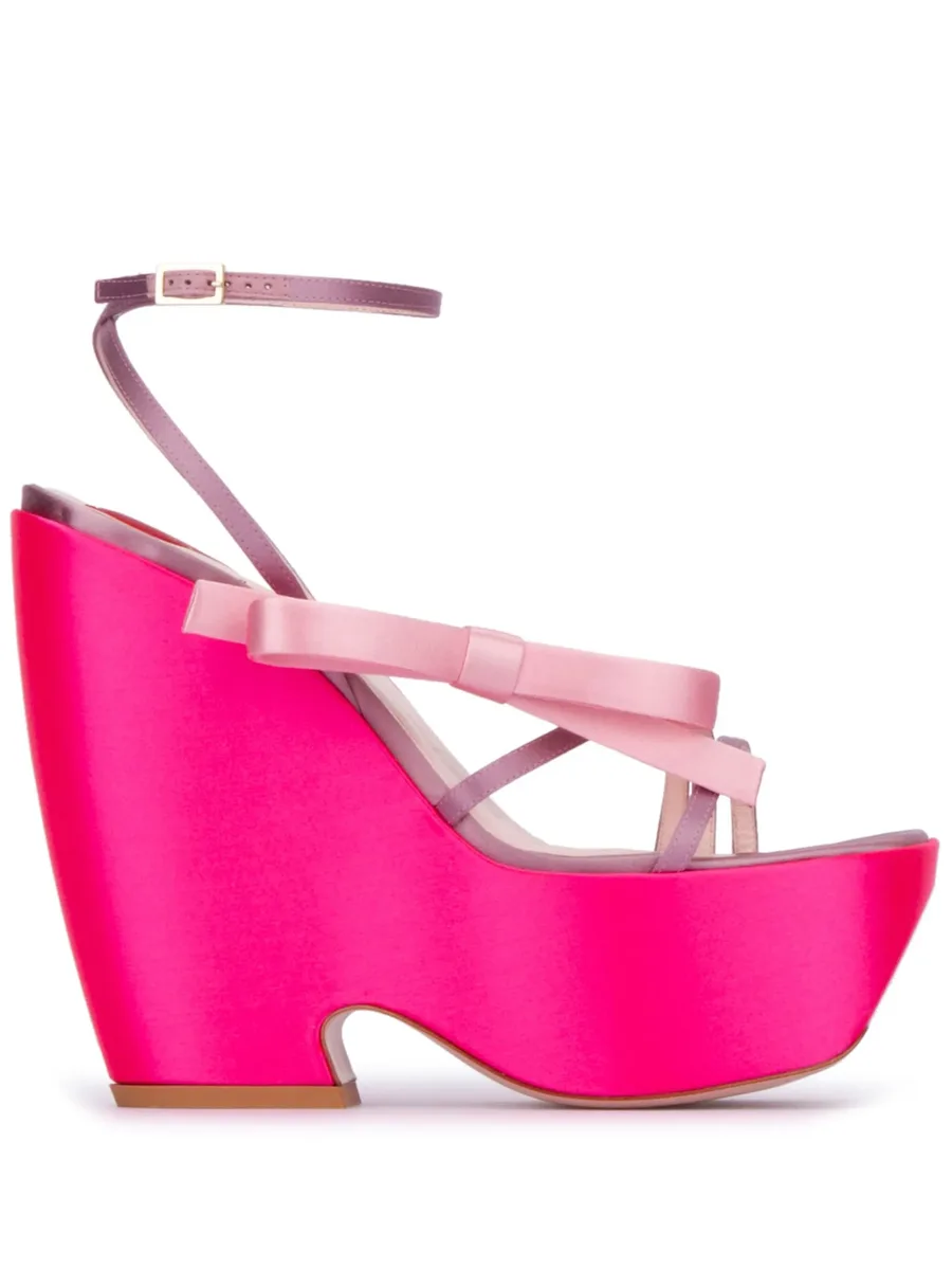 100mm Choc Bow sandals 2
