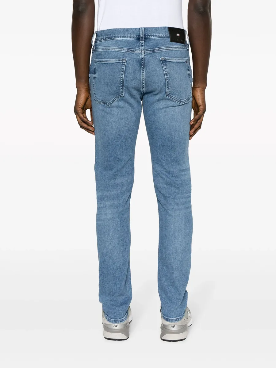 mid-rise slim-cut jeans 8
