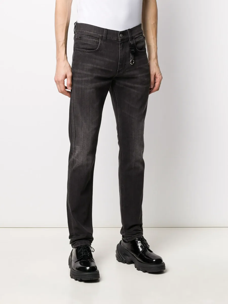 denim straight leg jeans 6