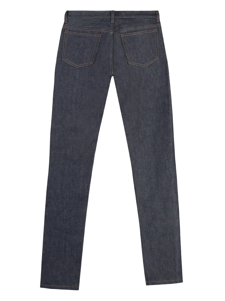 stitch detail slim-fit jeans 10