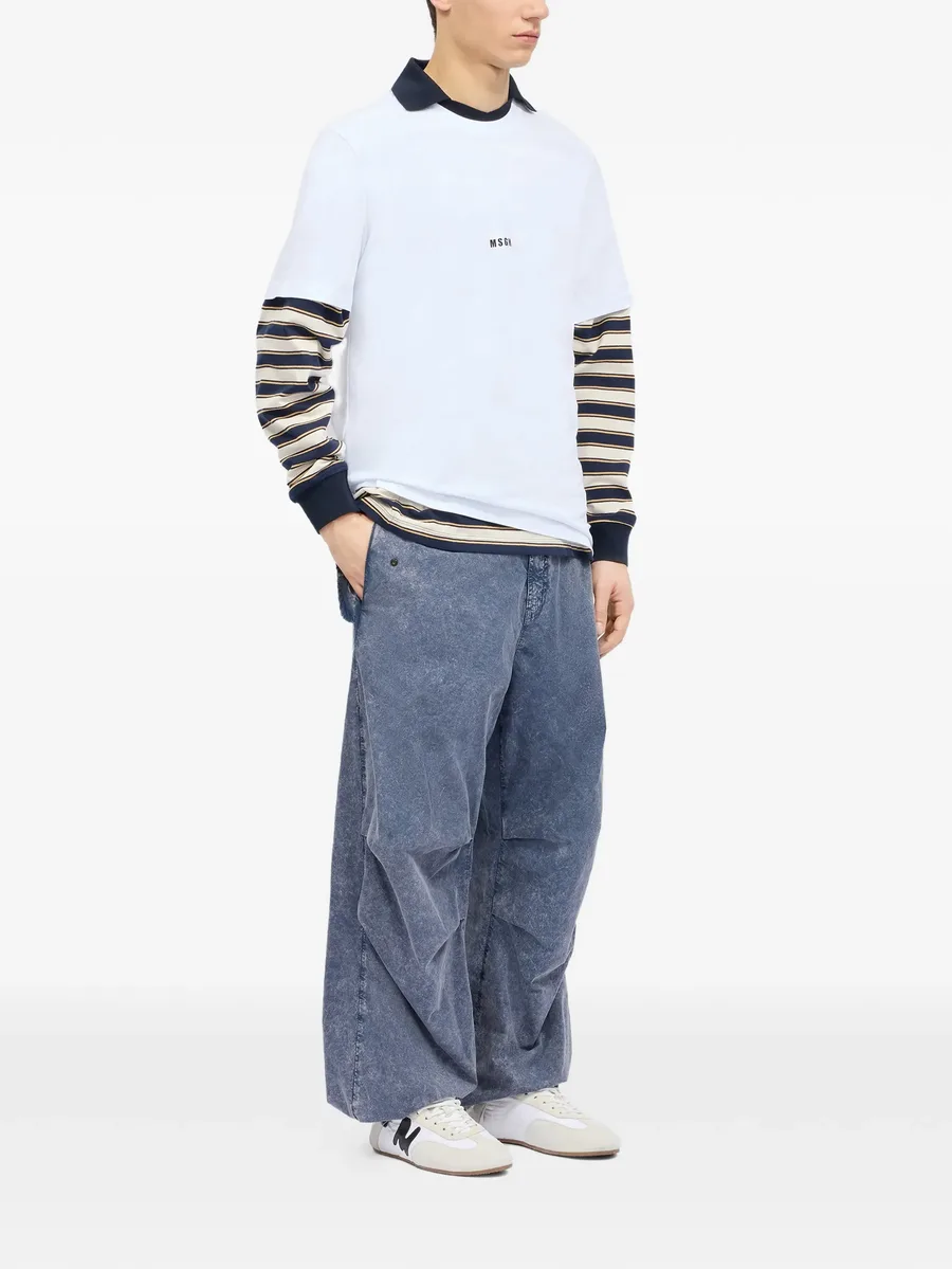 acid-wash wide-leg jeans 4