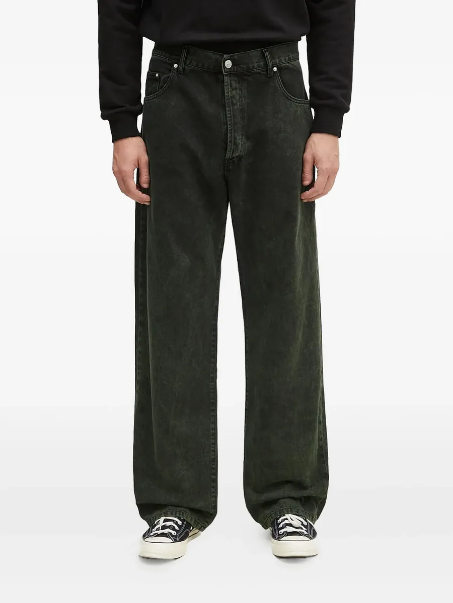 logo-patch jeans 1