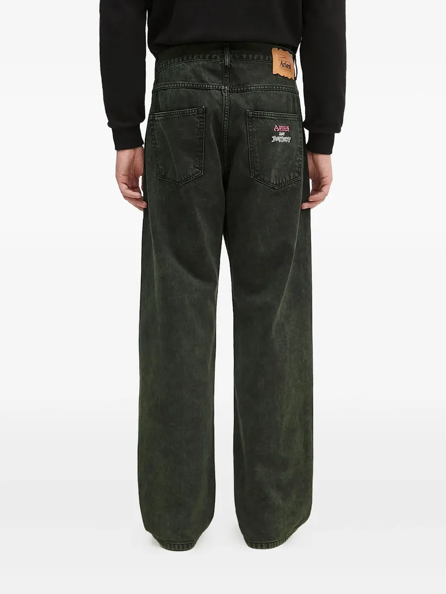 logo-patch jeans 5