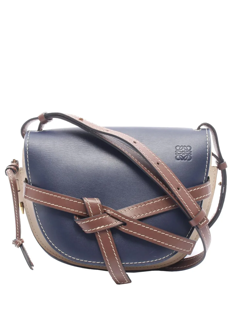 2010-2026 Small Tricolor Leather Gate crossbody bag 2