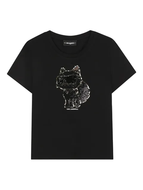 футболка Choupette с пайетками