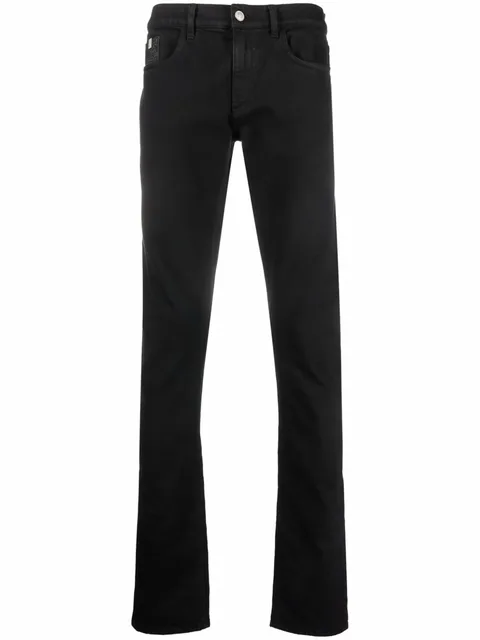 skinny-cut jeans