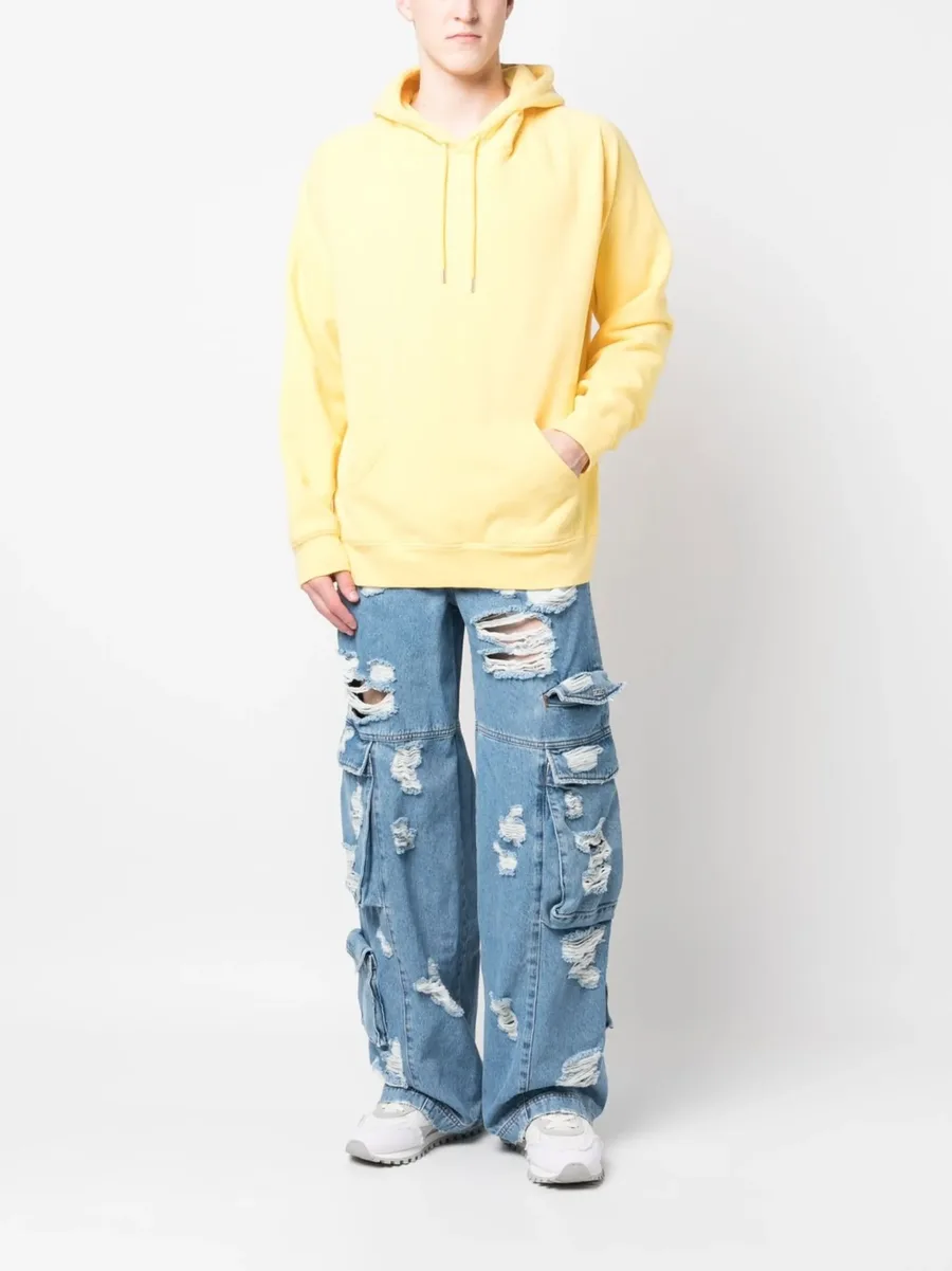 distressed wide-leg jeans 4