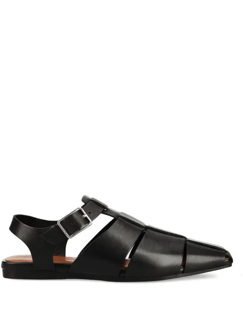 Wioletta buckle-fastening leather sandals