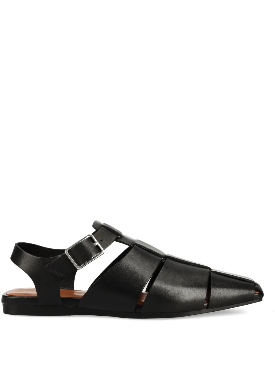 Wioletta buckle-fastening leather sandals 1
