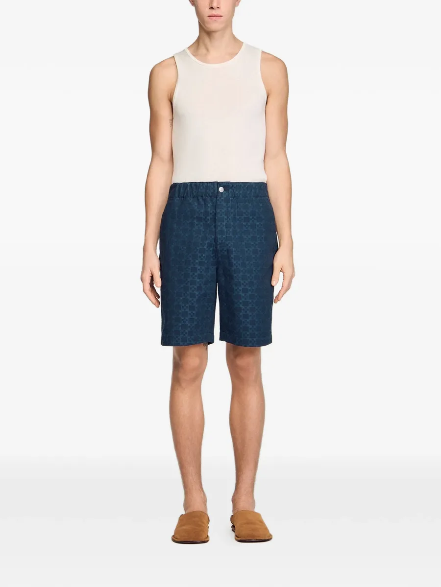 шорты с узором 5