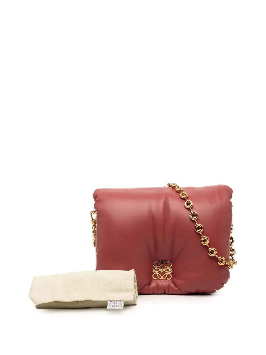сумка на плечо Shiny Lambskin Goya Puffer Chain Bag (2022 год) 13