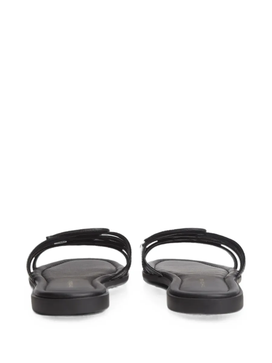 logo-patch multi-strap flat sandals 5