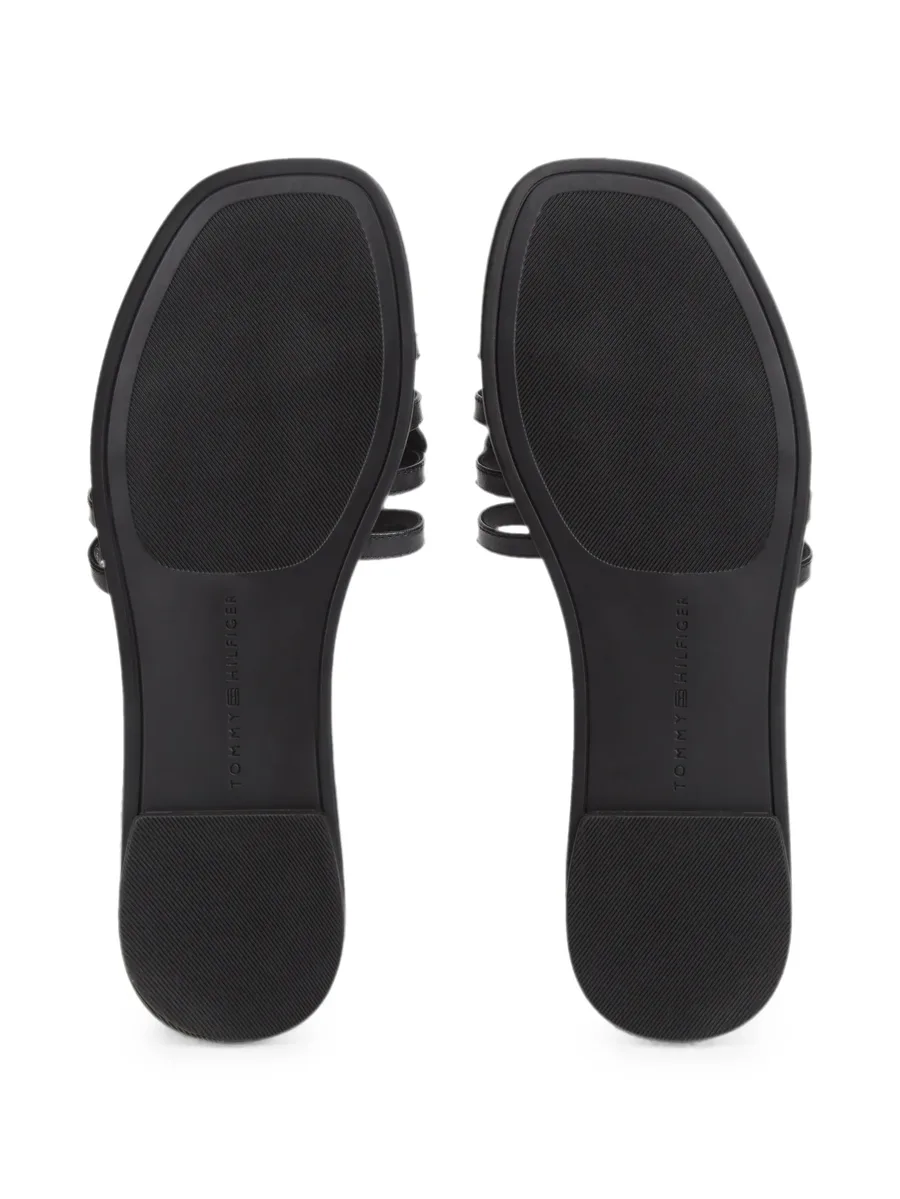 logo-patch multi-strap flat sandals 9
