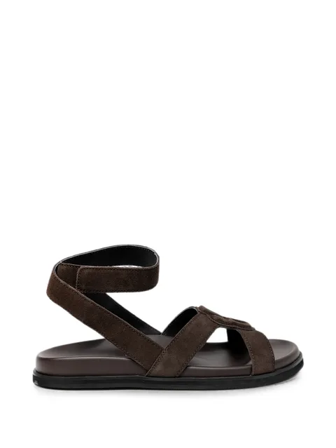 logo-patch touch-strap sandals
