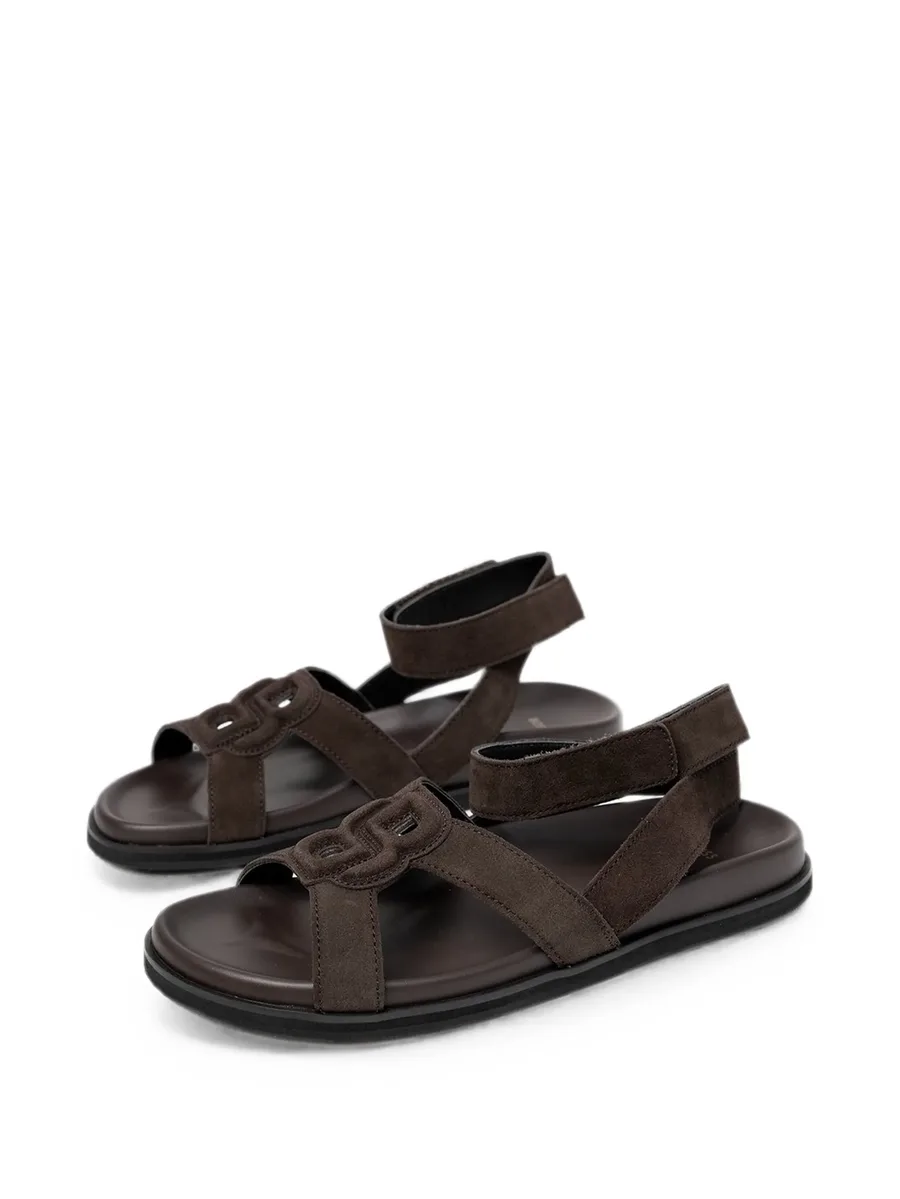 logo-patch touch-strap sandals 4