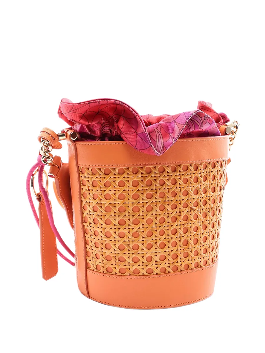 сумка-ведро Serpenti Forever из рафии (2010-2026 годы) 6