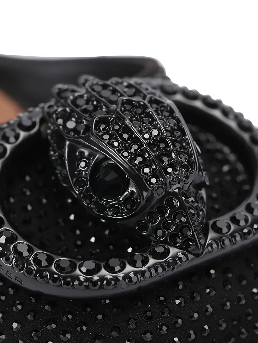 Chelsea crystal-embellished platform sandals 5