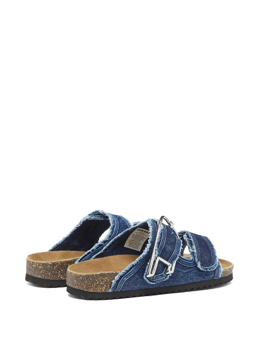 raw-cut D-buckle sandals 5