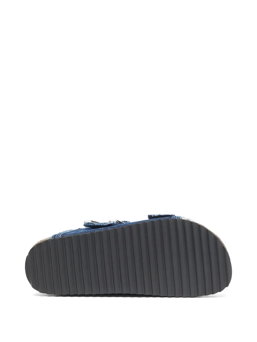 raw-cut D-buckle sandals 11