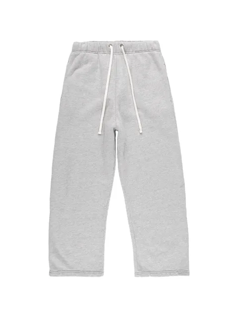 relaxed-fit cropped track pants