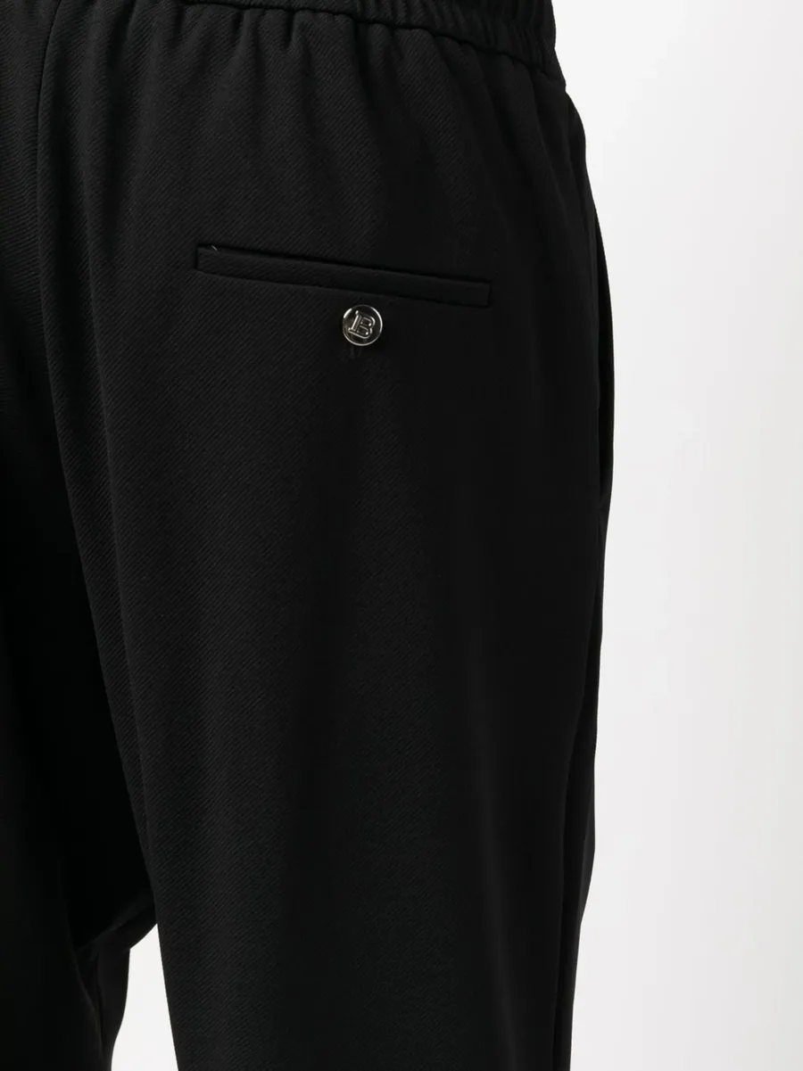 drop-crotch cropped trousers 10