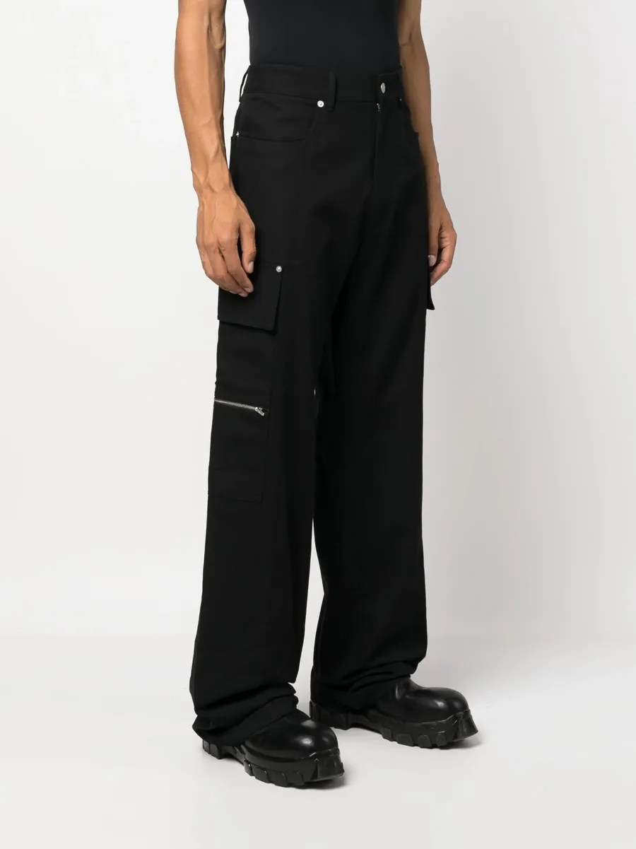 wide-leg cargo trousers 6