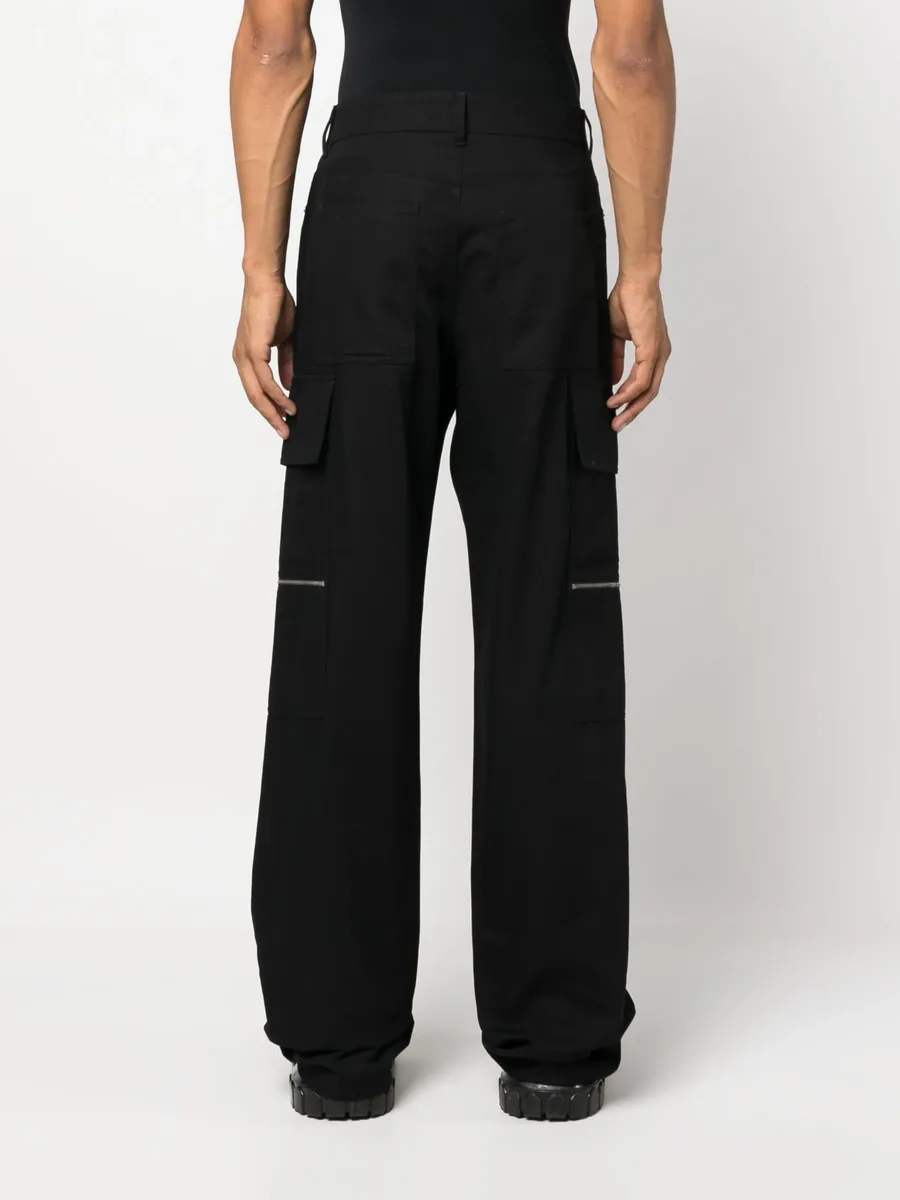 wide-leg cargo trousers 7