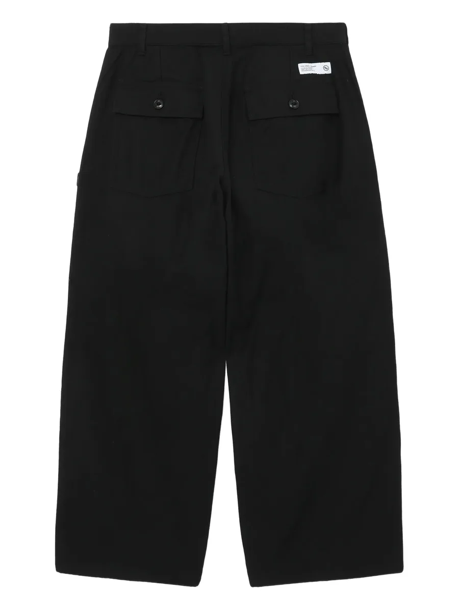 pleated side-pocket trousers 7