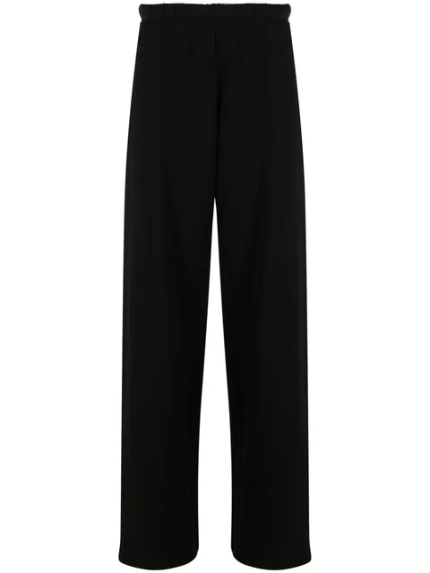 Puddle wide-leg cotton track pants