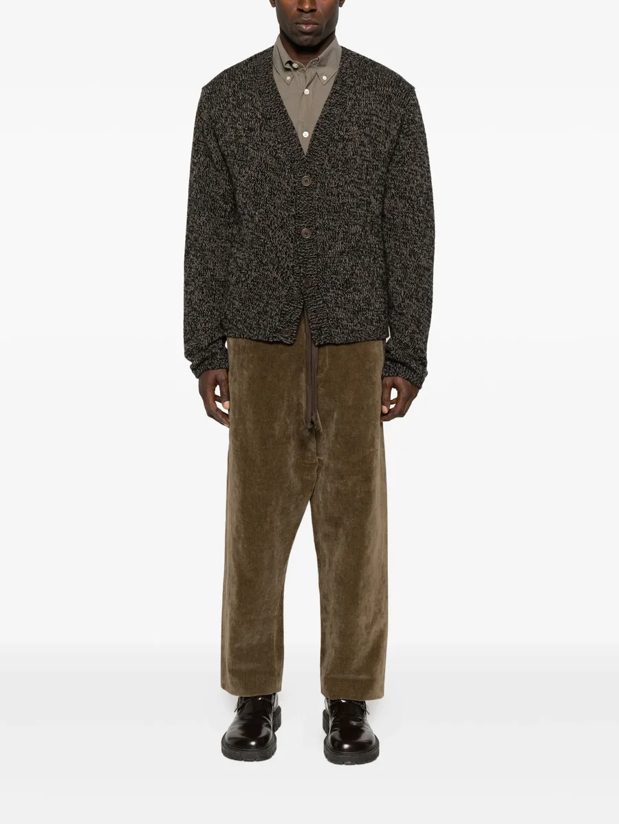 drawstring corduroy trousers 3