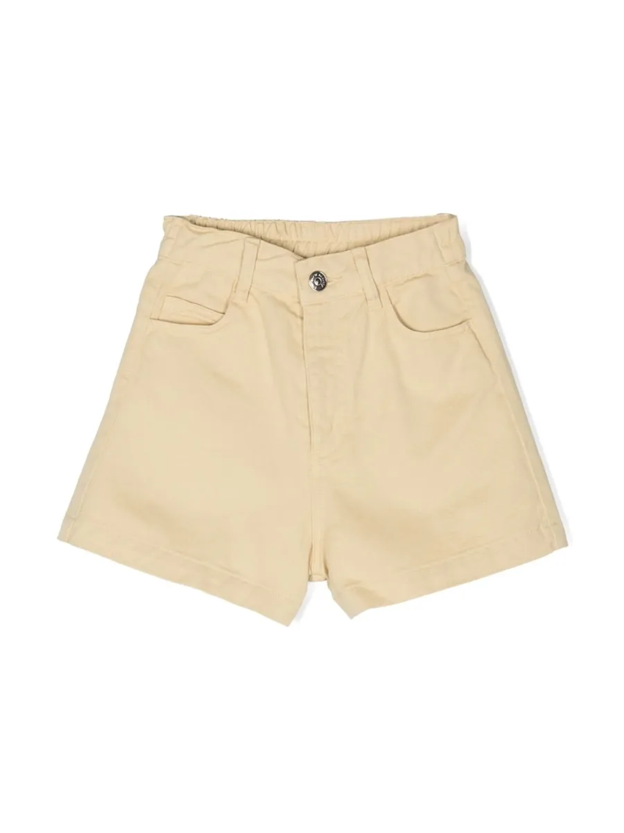 high-waist cotton shorts 2