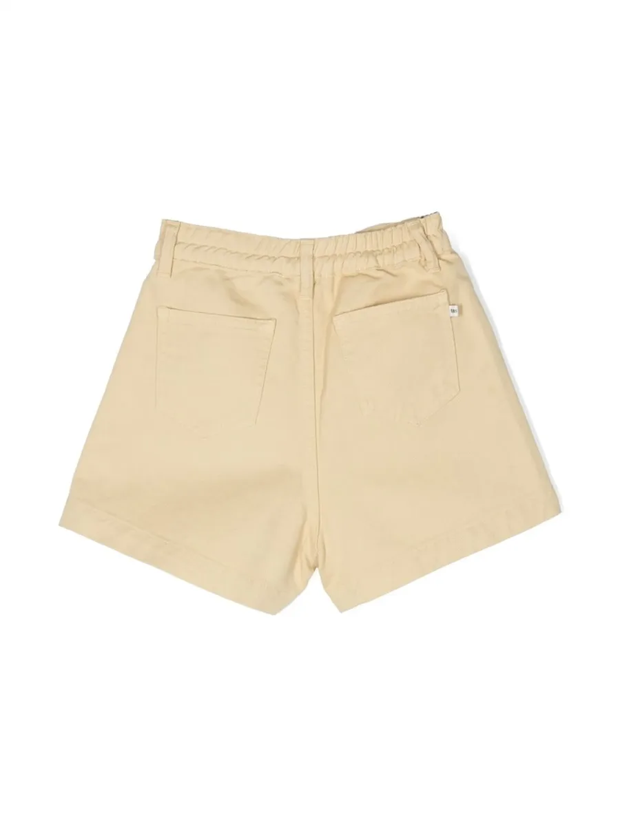 high-waist cotton shorts 4