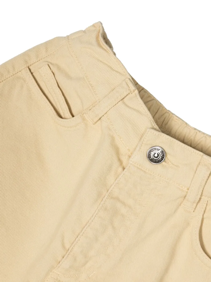 high-waist cotton shorts 6
