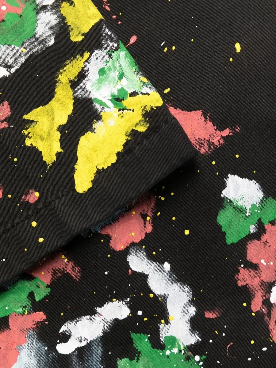 paint-splatter effect chinos 13