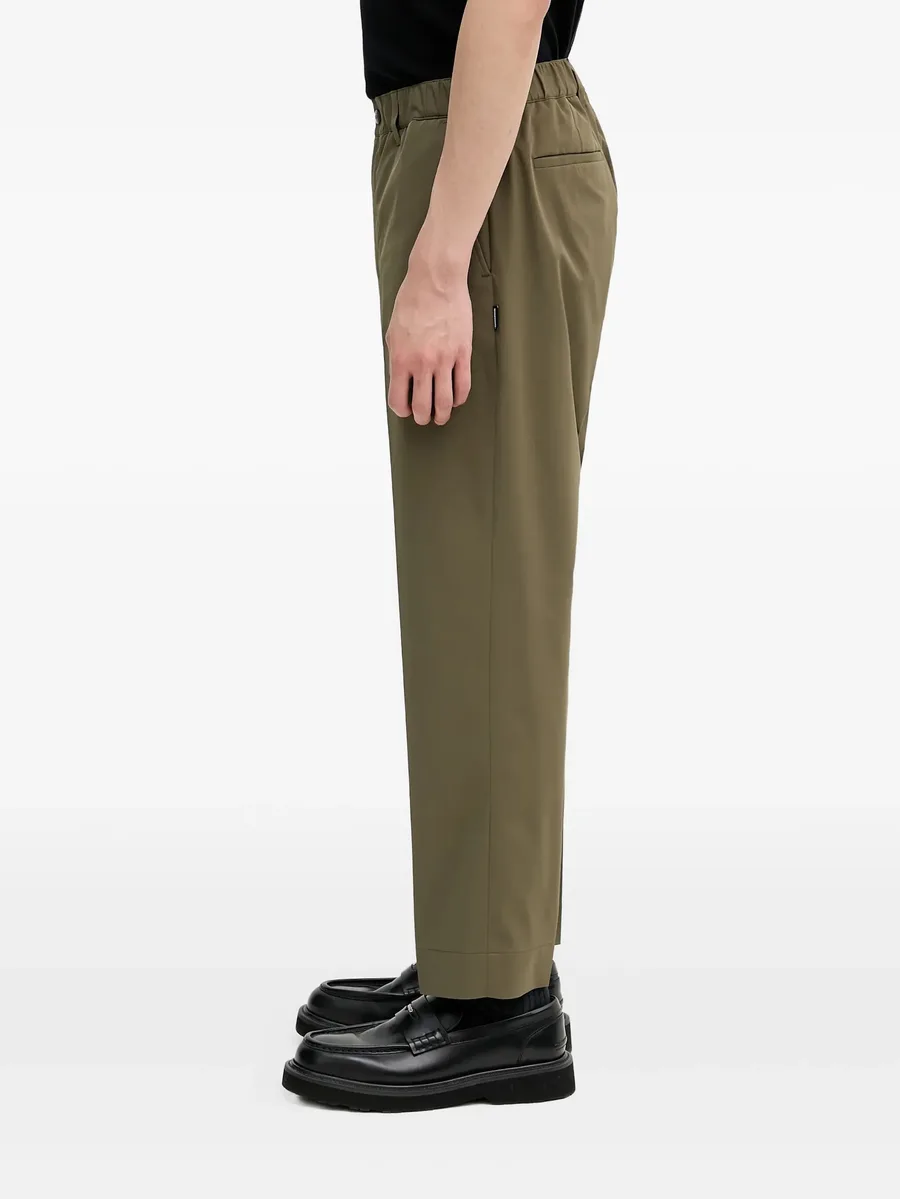 elasticated-waistband trousers 5