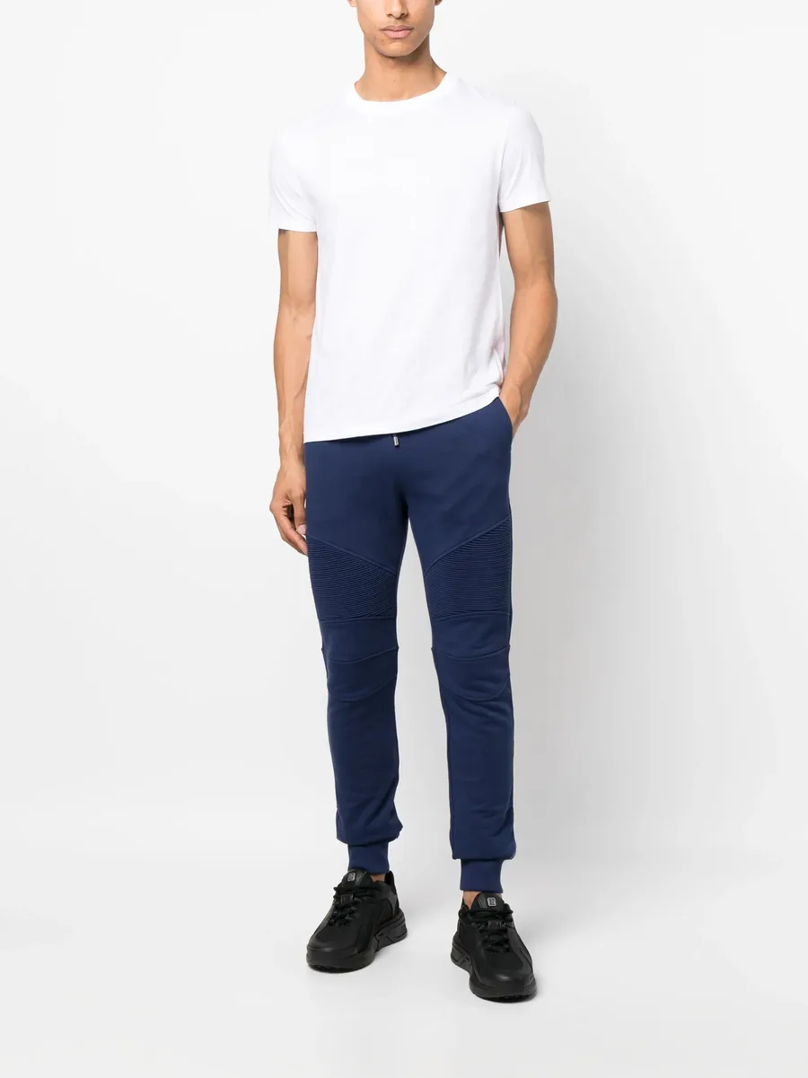 logo-print ribbed track pants 3