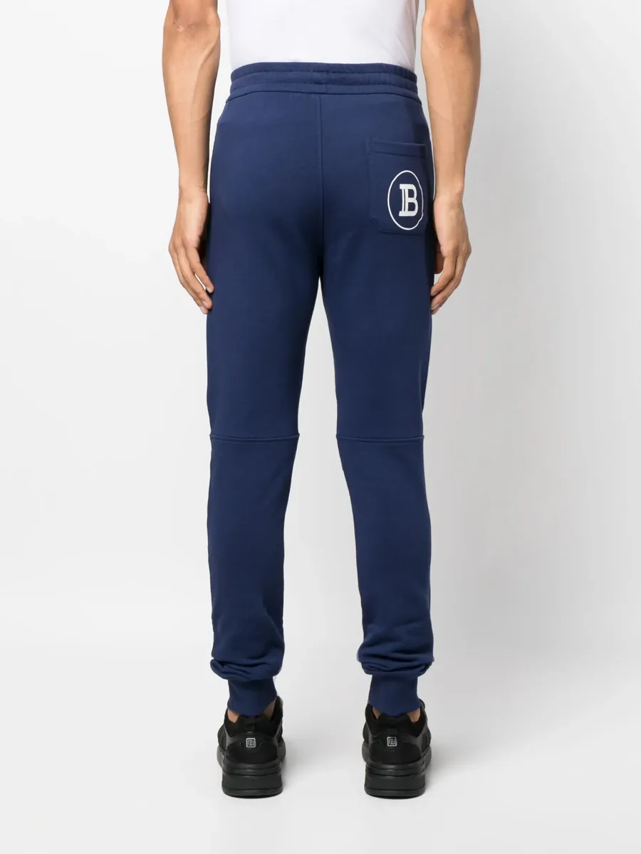 logo-print ribbed track pants 8