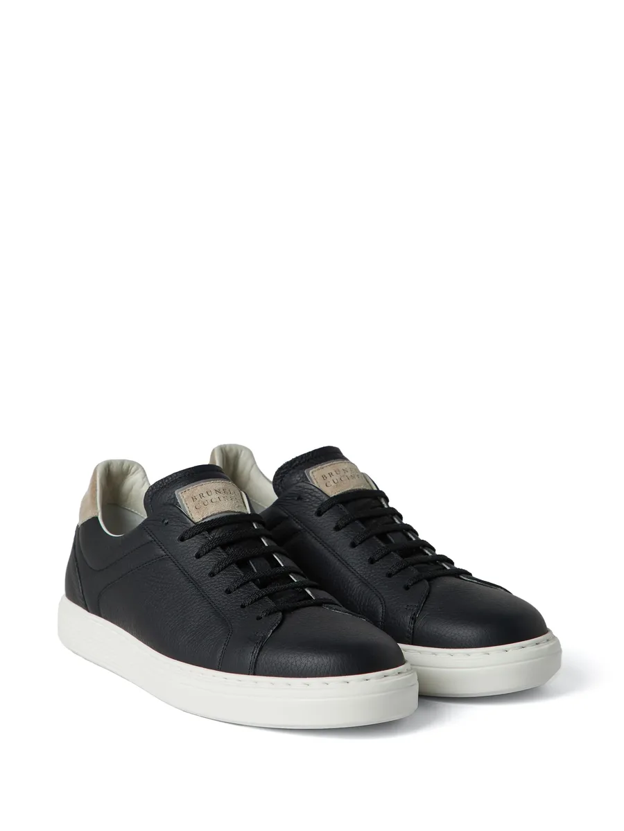 grained calfskin sneakers 4