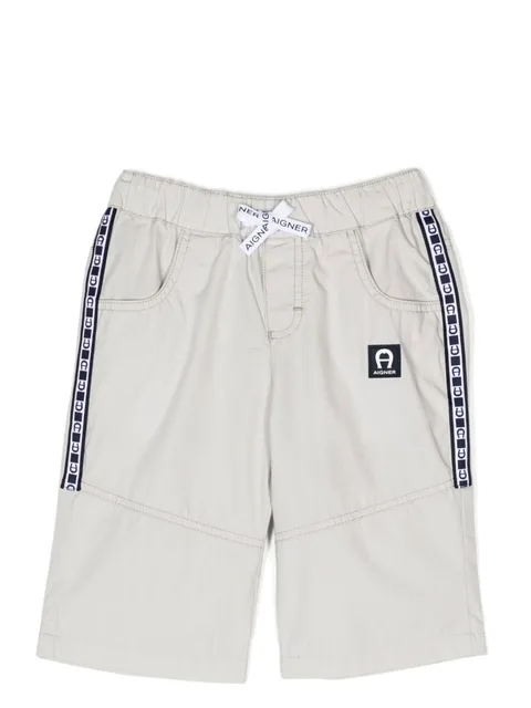 logo-tape bermuda shorts