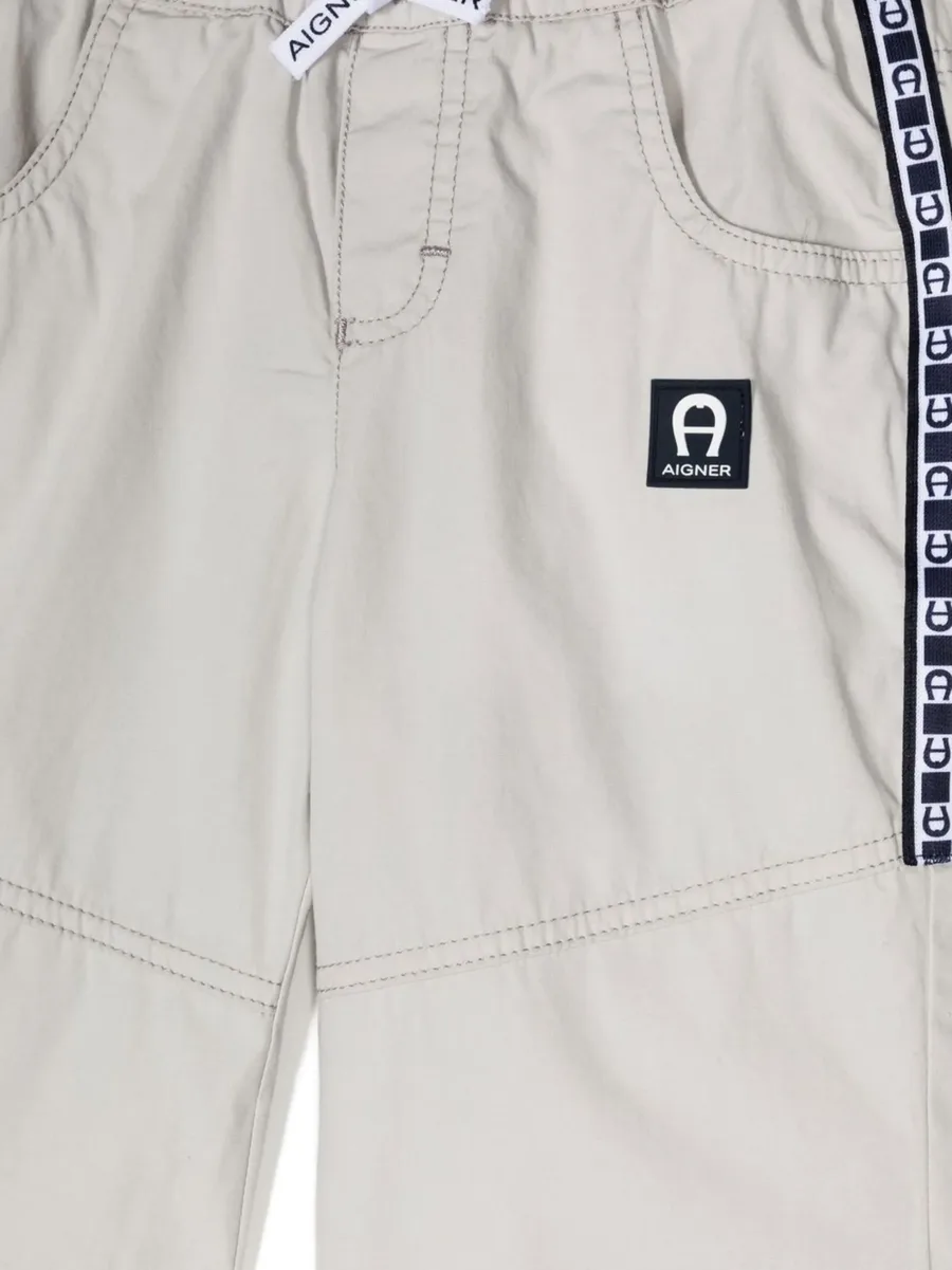 logo-tape bermuda shorts 6